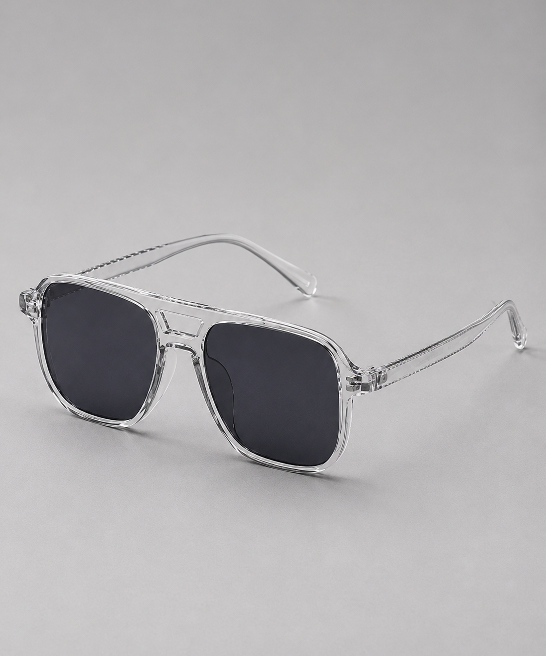 Lunettes de Soleil Homme – Pont Clé Distinctif, Monture Épaisse, Usage Quotidien