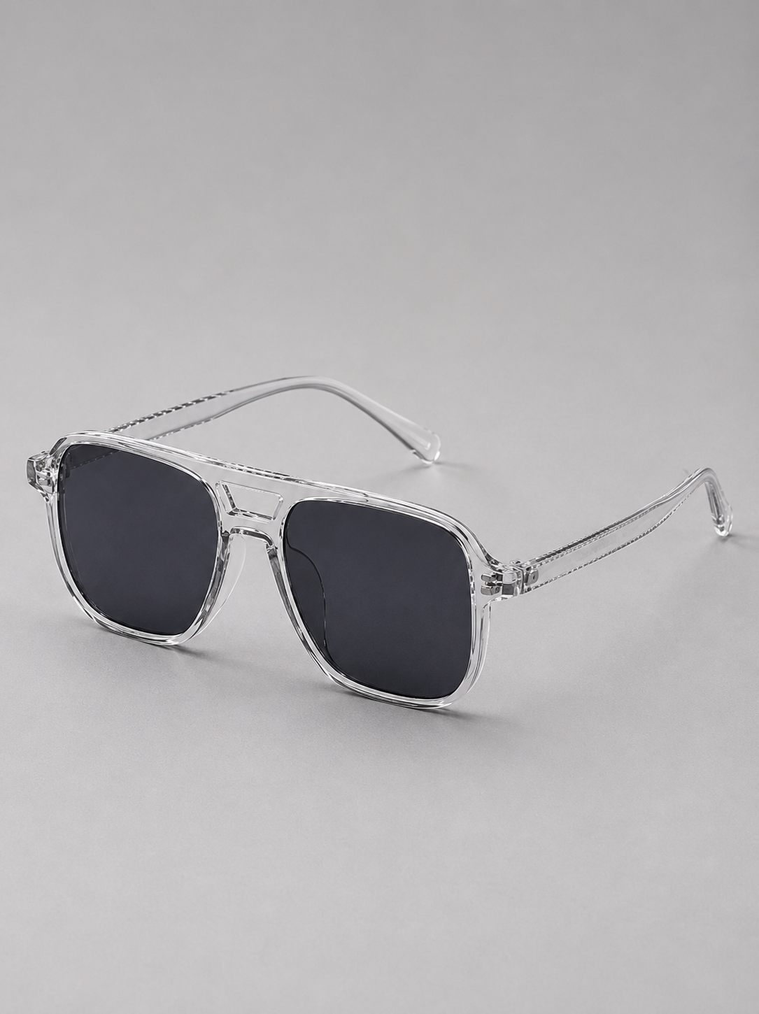 Lunettes de Soleil Homme – Pont Clé Distinctif, Monture Épaisse, Usage Quotidien