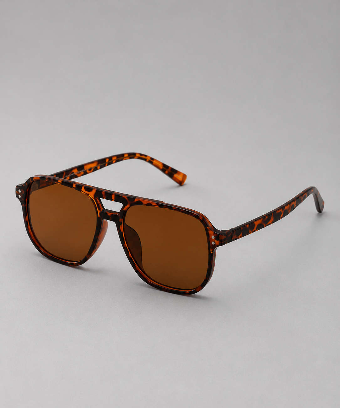 Lunettes de Soleil Homme – Pont Clé Distinctif, Monture Épaisse, Usage Quotidien
