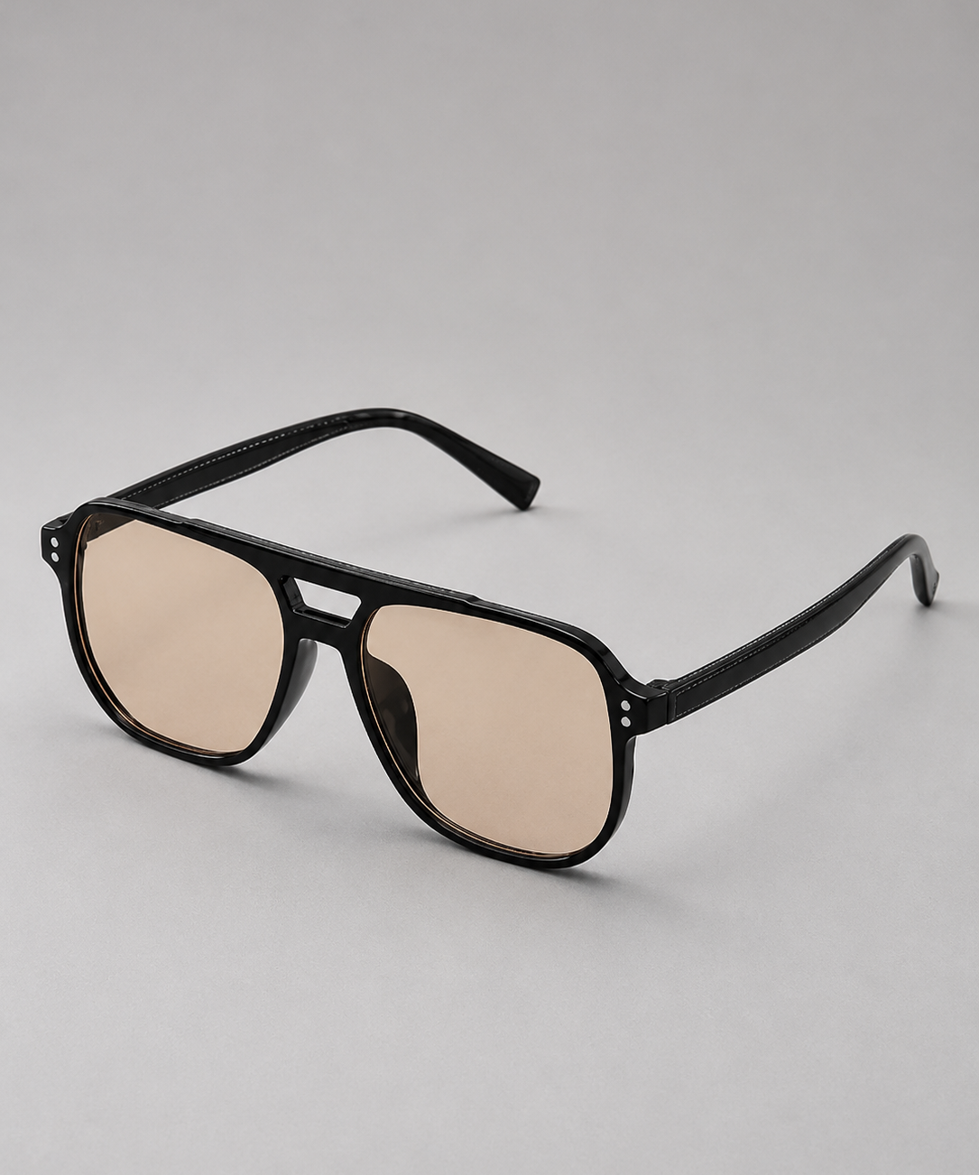 Lunettes de Soleil Homme – Pont Clé Distinctif, Monture Épaisse, Usage Quotidien