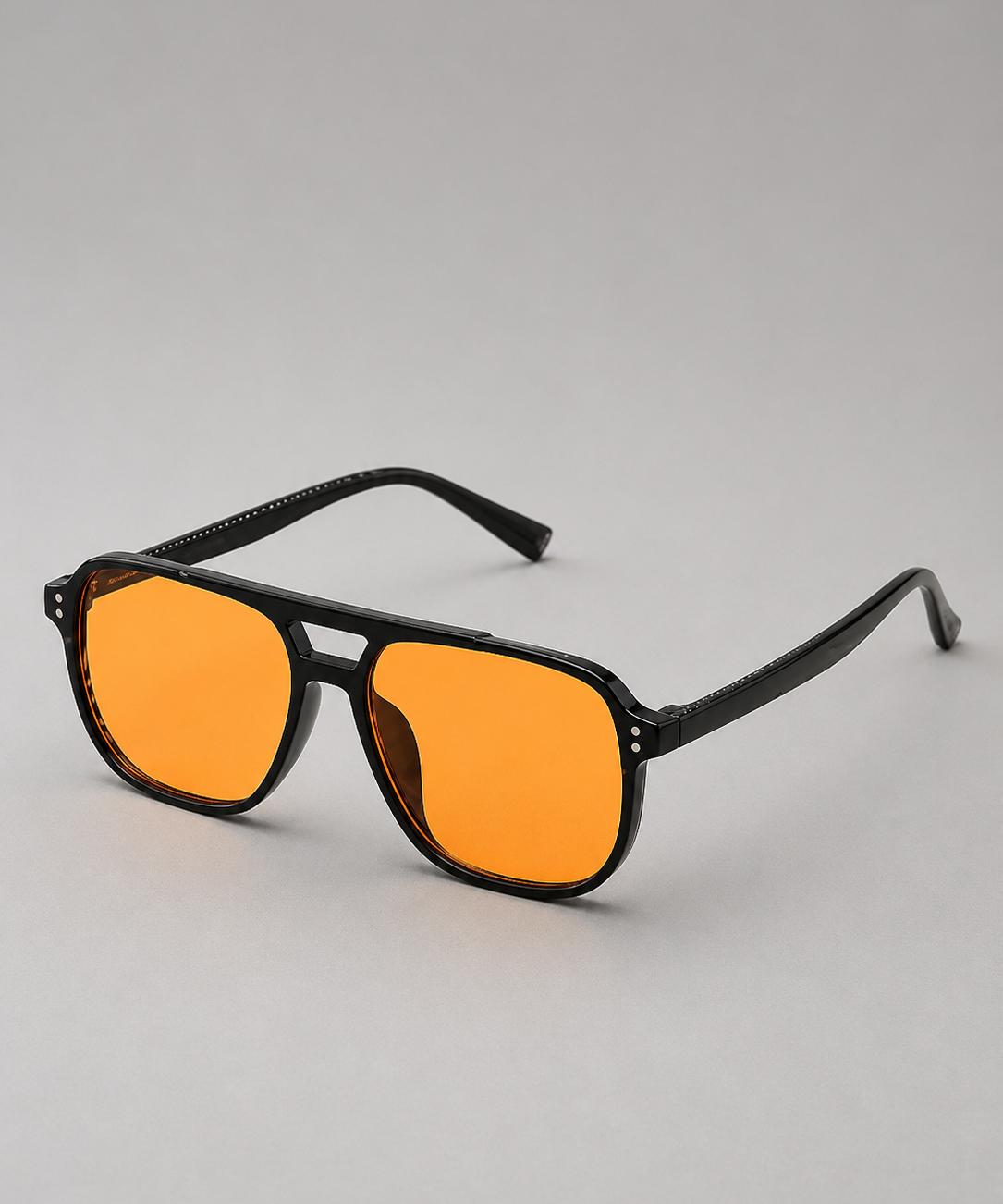 Lunettes de Soleil Homme – Pont Clé Distinctif, Monture Épaisse, Usage Quotidien