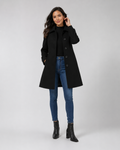 Manteau trench d'hiver pour femme – Simple boutonnage, coupe ajustée, usage quotidien