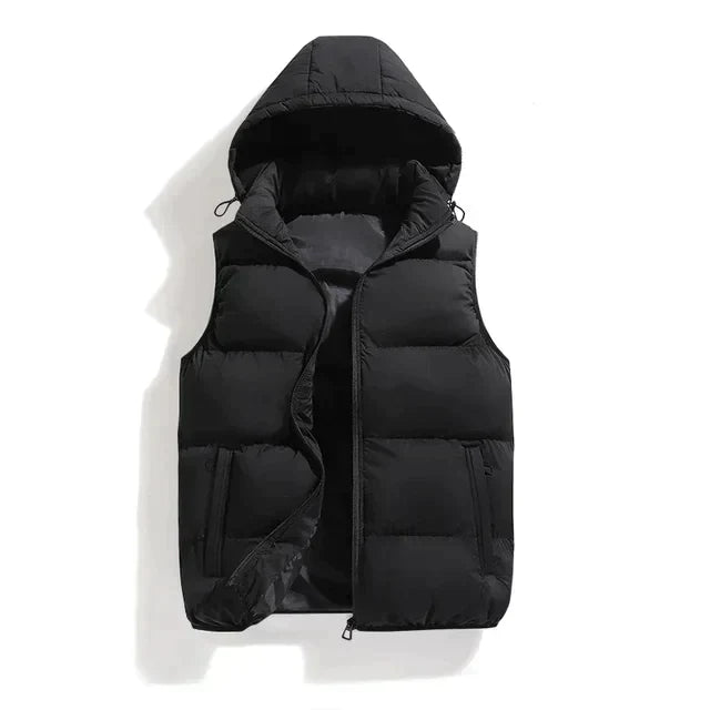 Veste sans manches à capuche homme