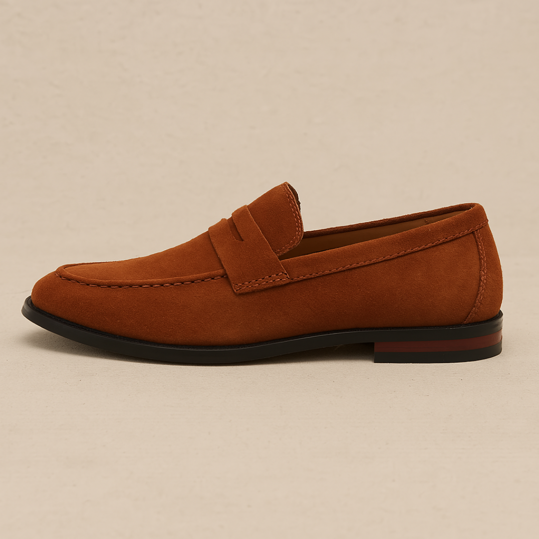 Mocassins en daim homme