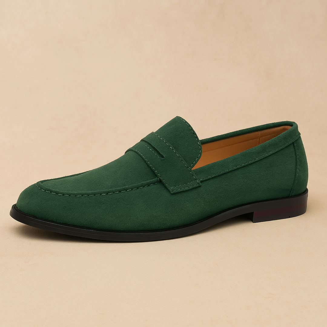 Mocassins en daim homme