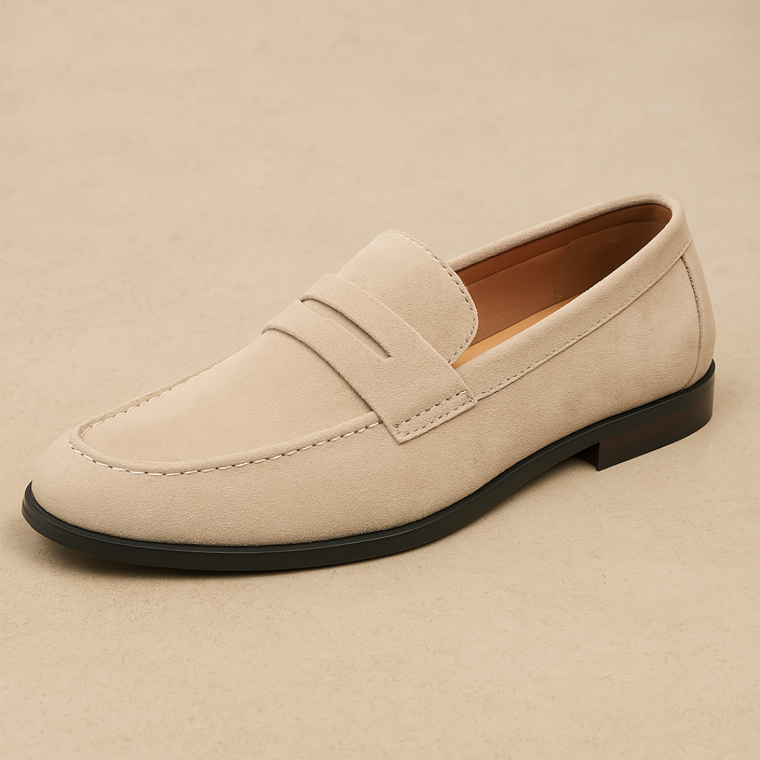Mocassins en daim homme