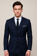 Costume Formel 3 Pièces Homme – Coupe Ajustée à Un Bouton