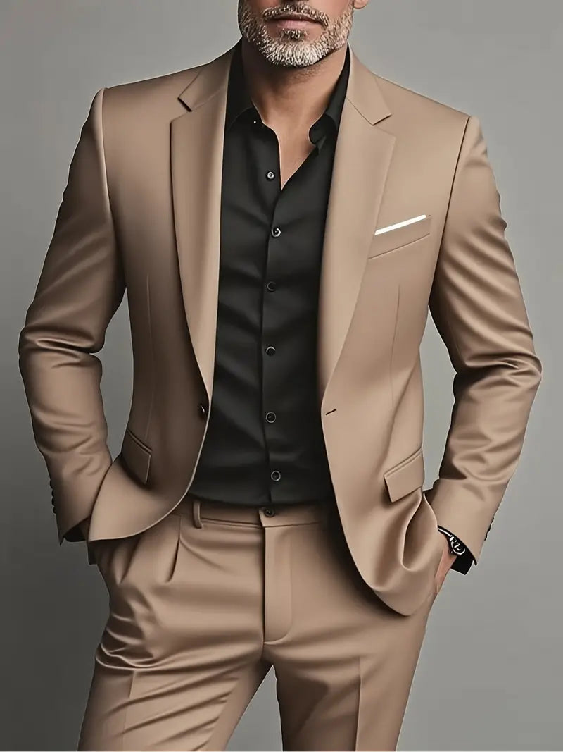 Costume Deux Pièces Slim Fit pour Homme – Formelle & Sur Mesure