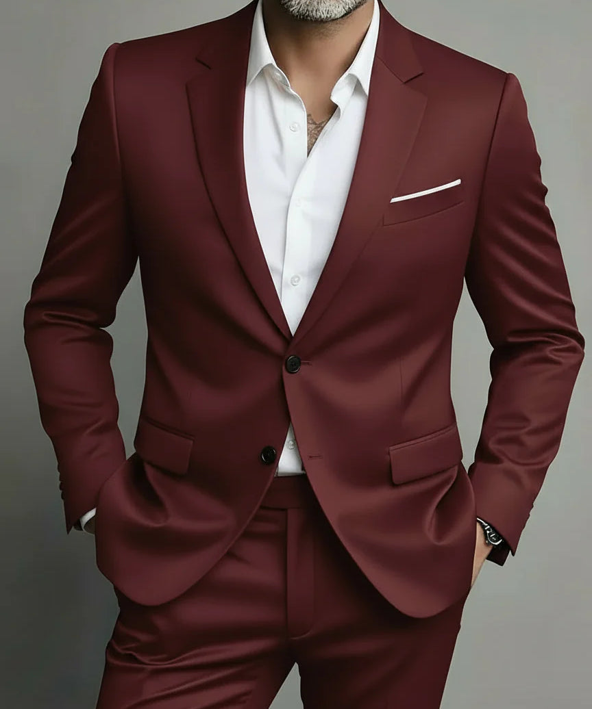Costume Deux Pièces Slim Fit pour Homme – Formelle & Sur Mesure