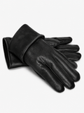 Mitaines en cuir véritable pour homme – Doigts ouverts, poignets structurés, style vintage