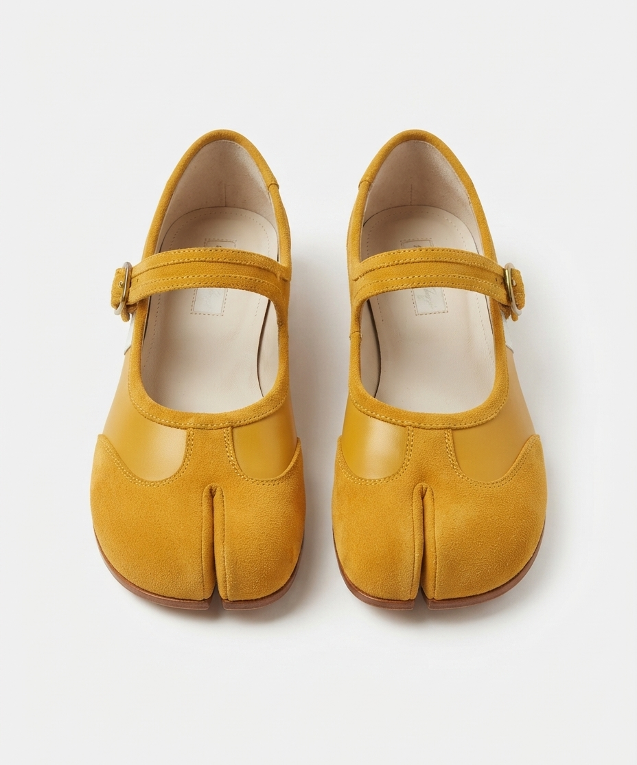 Mocassins Tabi pour femme – Modèle plat, style Mary Jane, usage quotidien élégant