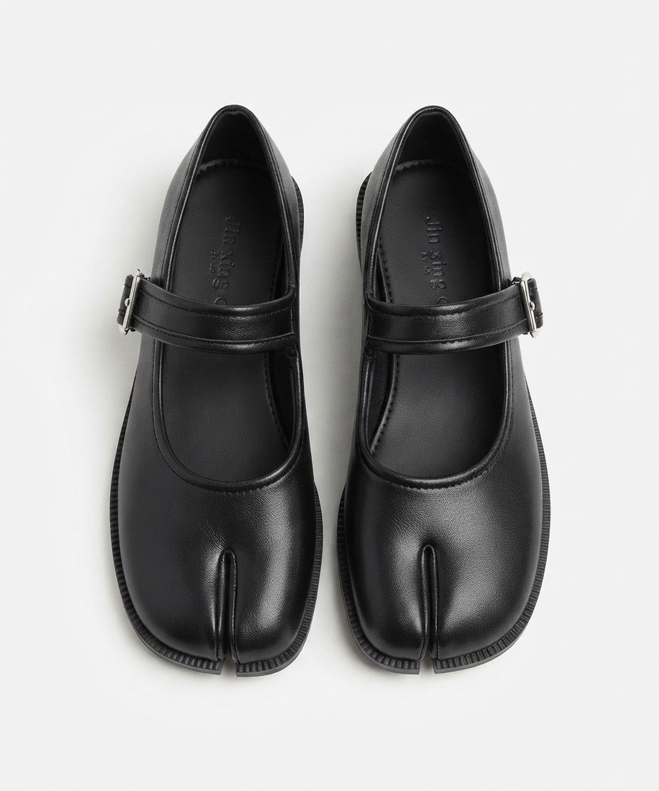 Mocassins Tabi pour femme – Modèle plat, style Mary Jane, usage quotidien élégant