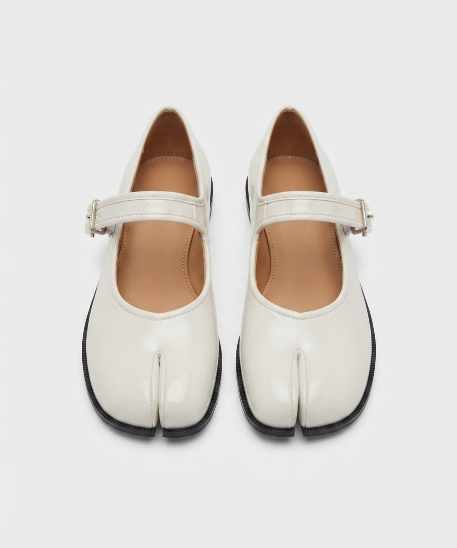 Mocassins Tabi pour femme – Modèle plat, style Mary Jane, usage quotidien élégant
