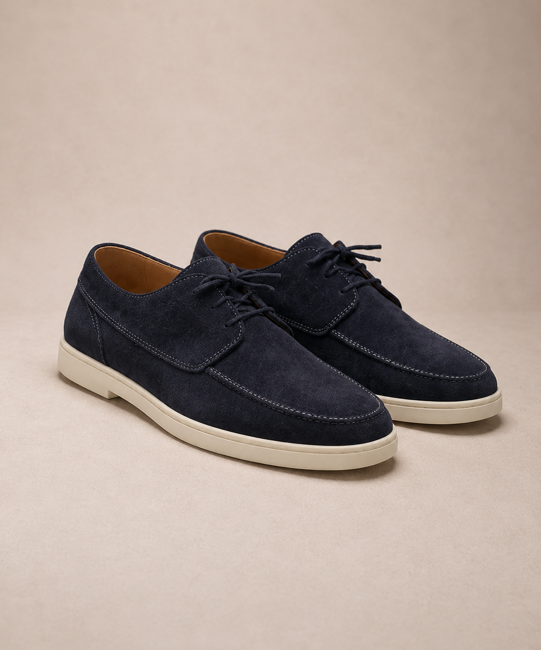 Mocassins en Suede pour Homme – Ajustement à Lacets Design Classique Quotidien