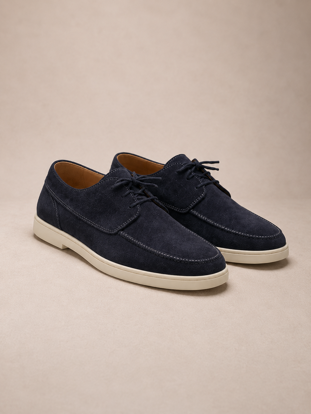 Mocassins en Suede pour Homme – Ajustement à Lacets Design Classique Quotidien