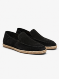 Mocassins espadrilles homme – Suède doux, Semelle en jute, Style estival