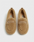Mocassins d'hiver pour femme – Fourrure de mouton, modèle à enfiler, style élégant