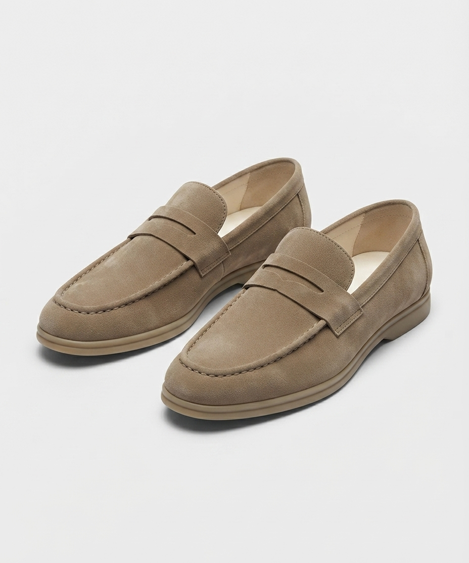Mocassins homme – Modèle à enfiler, bout arrondi, style élégant au quotidien