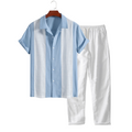 T-shirt à manches courtes et un pantalon en lin