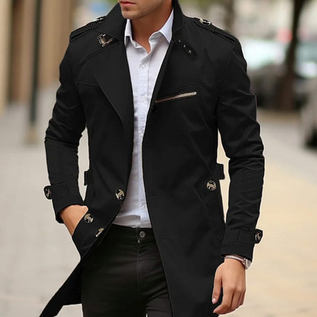 Trench urbain élégant homme