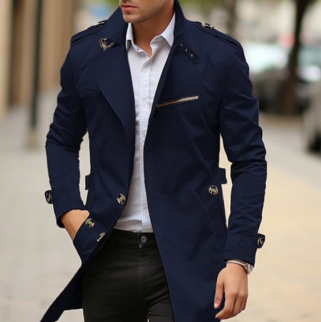 Trench urbain élégant homme