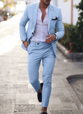 Costume 2 pièces pour homme à effet imprimé 3D | Blazer et pantalon