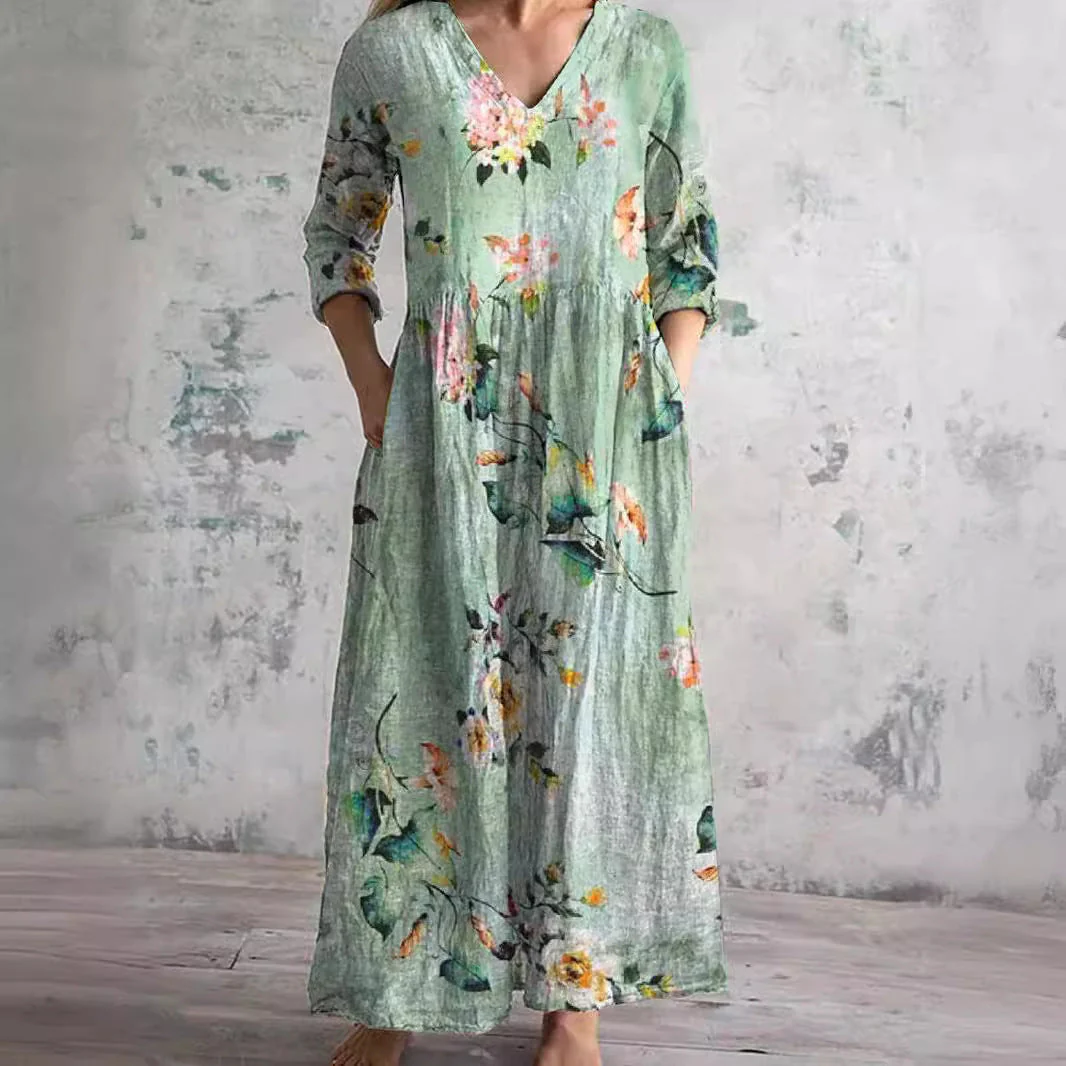 Robe été décolleté V
