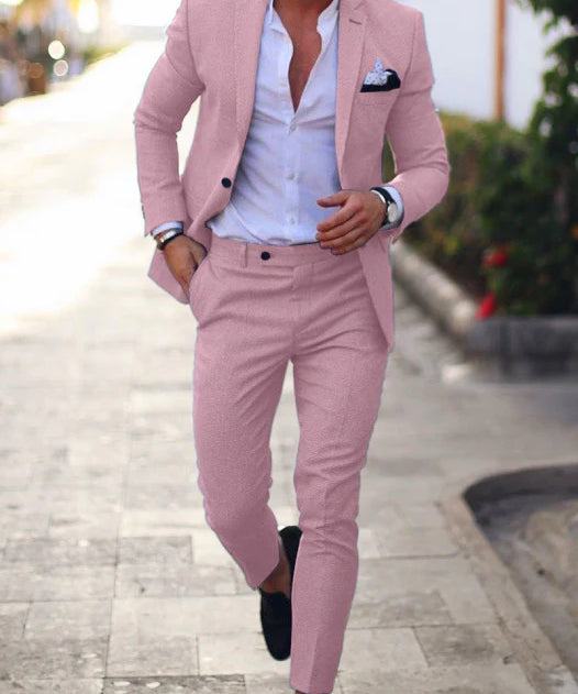 Costume 2 pièces pour homme à effet imprimé 3D | Blazer et pantalon