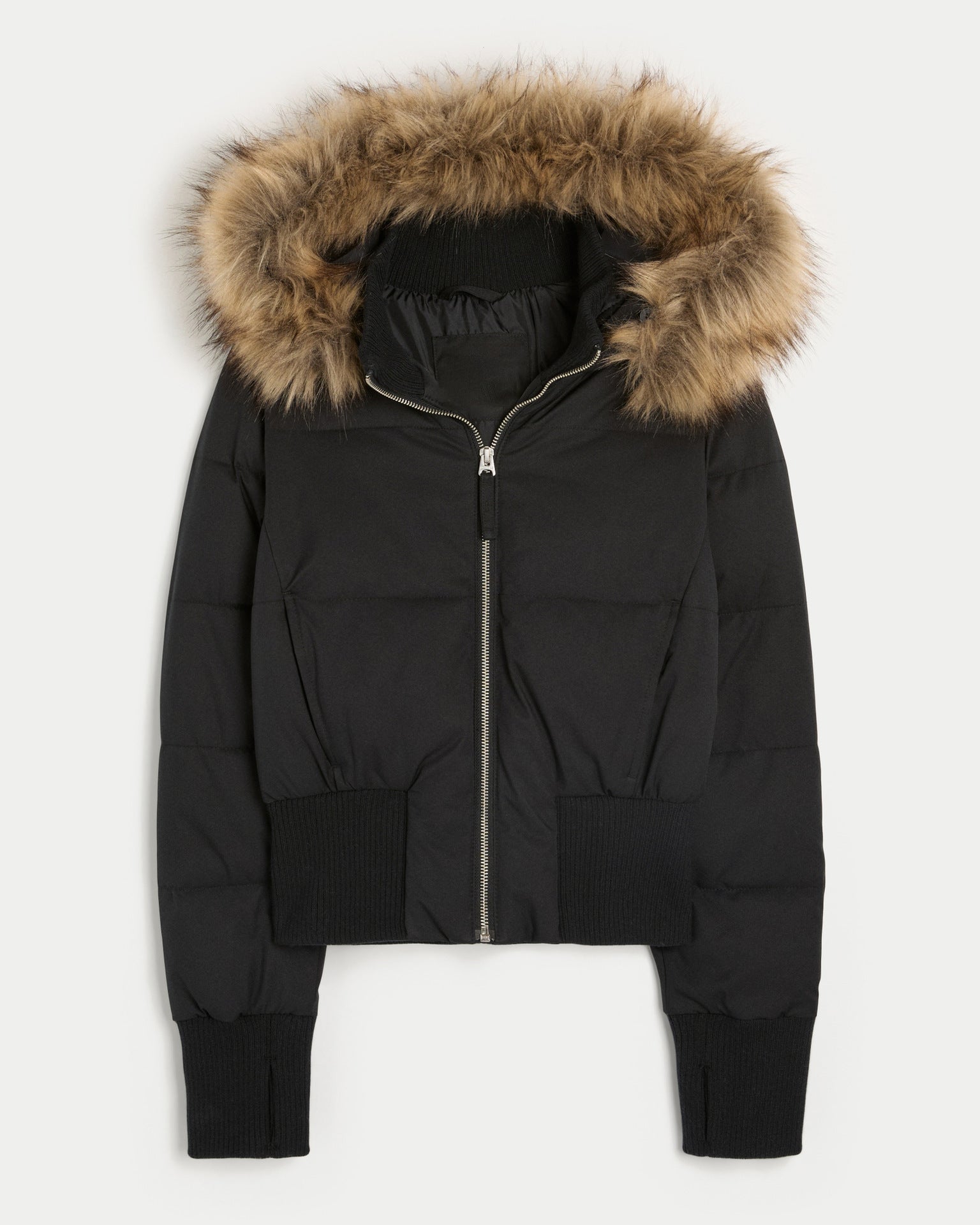 Veste d’Hiver Matelassée avec Capuche Amovible
