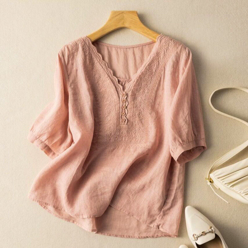 Blouse Coton-Lin & Style Naturel Chic