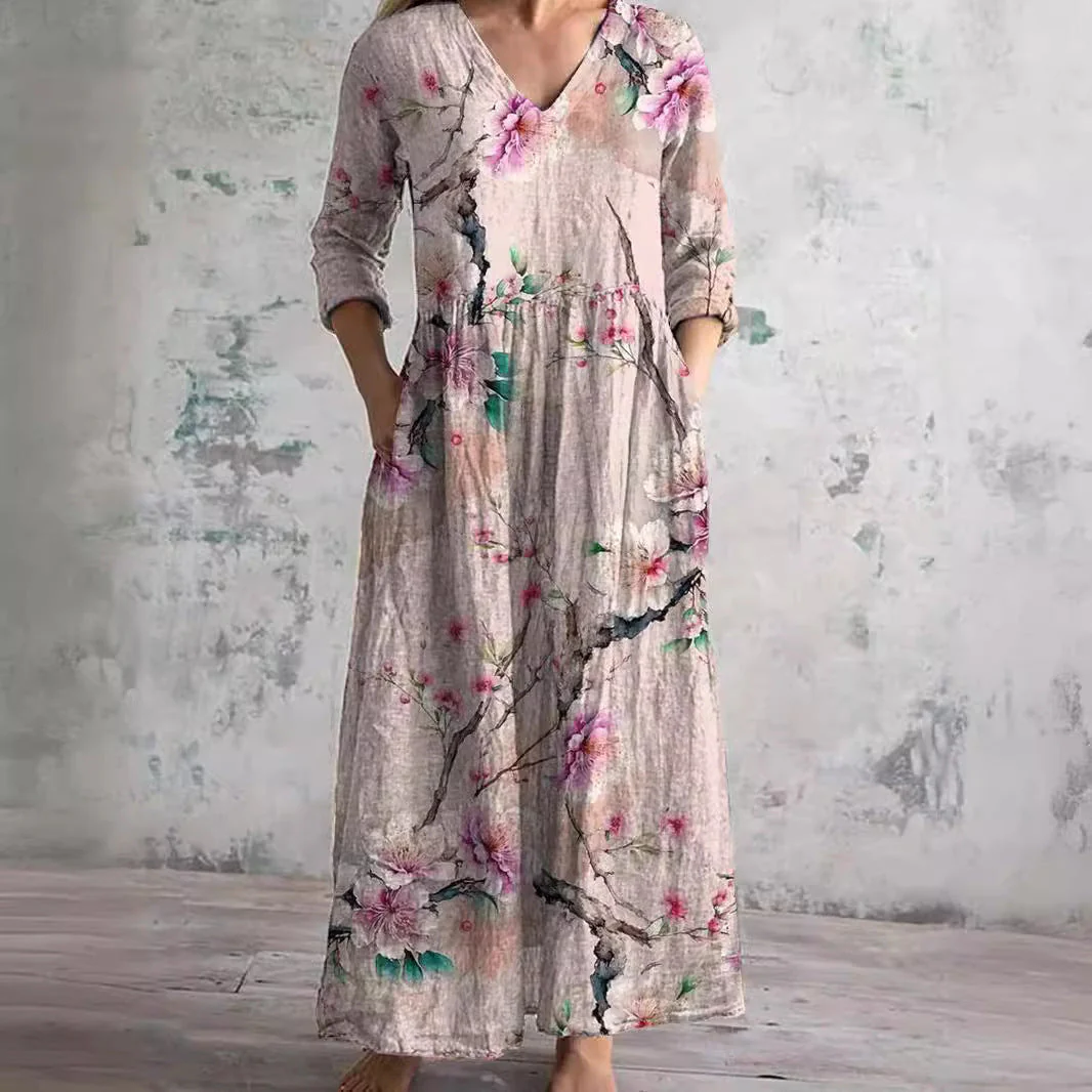 Robe été décolleté V