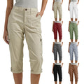 Shorts casual pour femmes avec plusieurs poches et taille haute