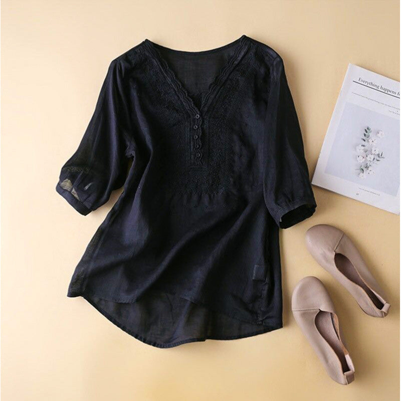 Blouse Coton-Lin & Style Naturel Chic