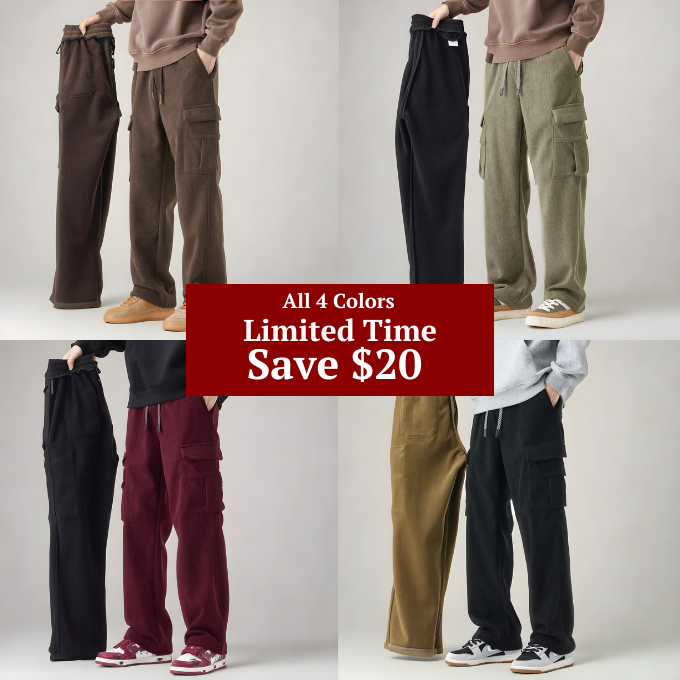 Comfortable Cargo Sweatpants – Pantalon de jogging cargo confortable pour homme