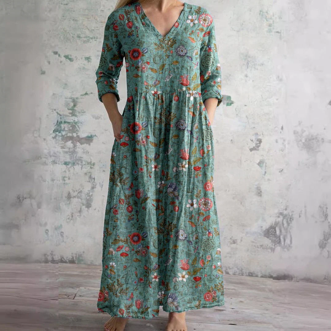 Robe été décolleté V
