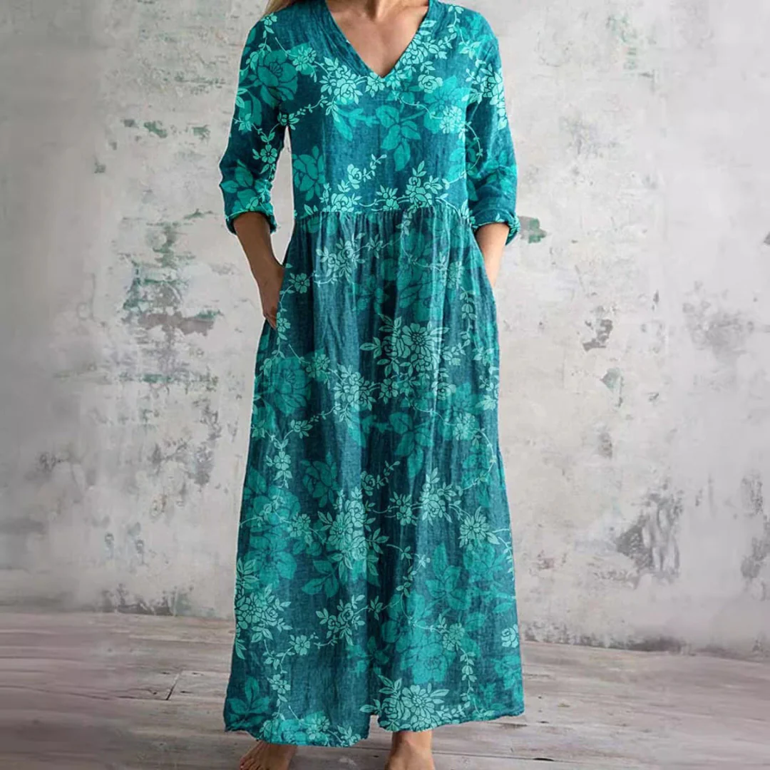 Robe été décolleté V
