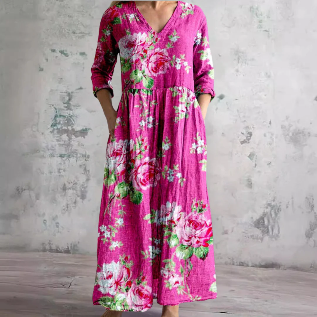 Robe été décolleté V