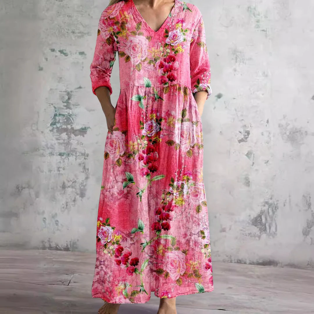 Robe été décolleté V
