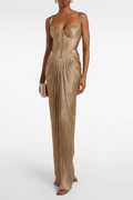 Robe Maxi Dorée
