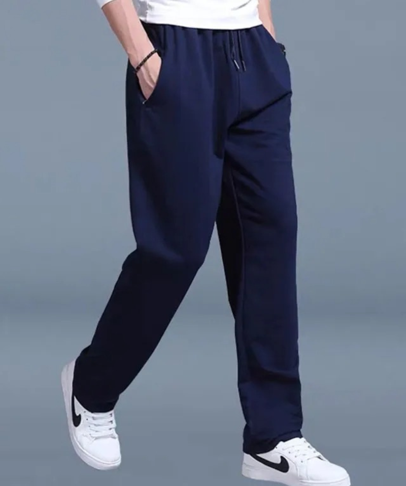 Pantalon de Jogging Homme – Taille à Cordon, Coupe Droite pour le Quotidien