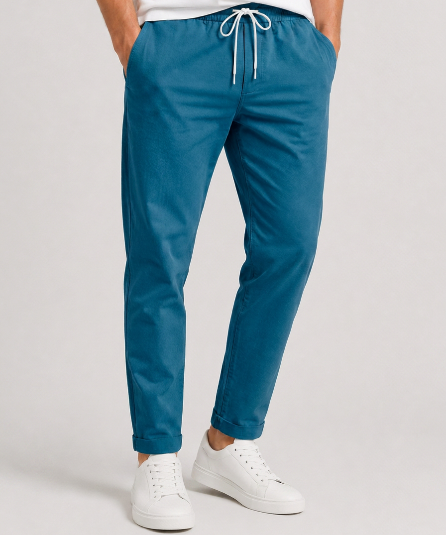 Pantalon en Élasthanne – Coupe confortable, ceinture élastique, pour le quotidien