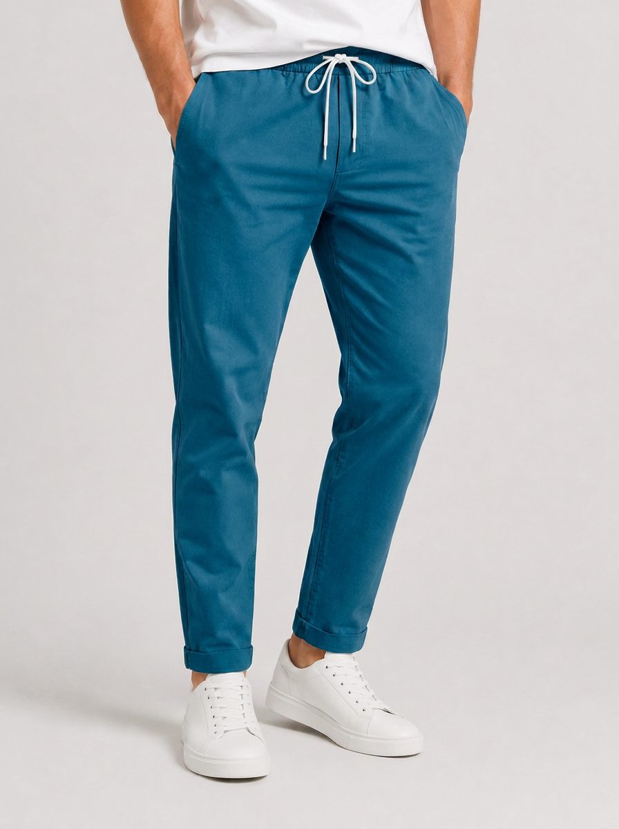 Pantalon en Élasthanne – Coupe confortable, ceinture élastique, pour le quotidien