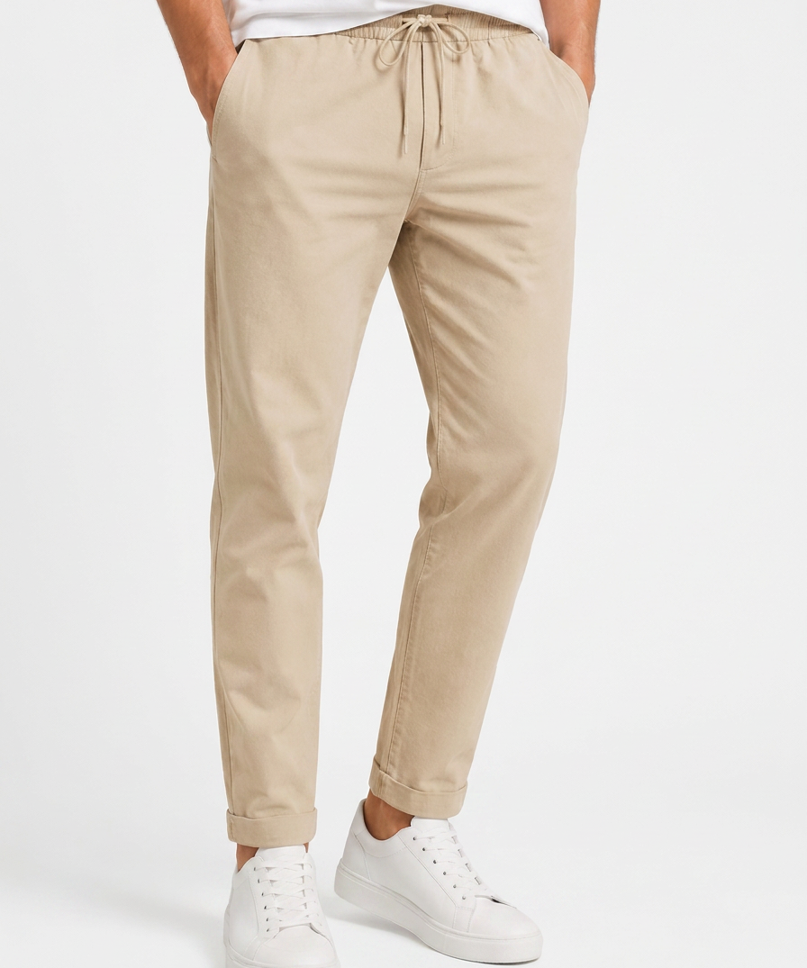 Pantalon en Élasthanne – Coupe confortable, ceinture élastique, pour le quotidien