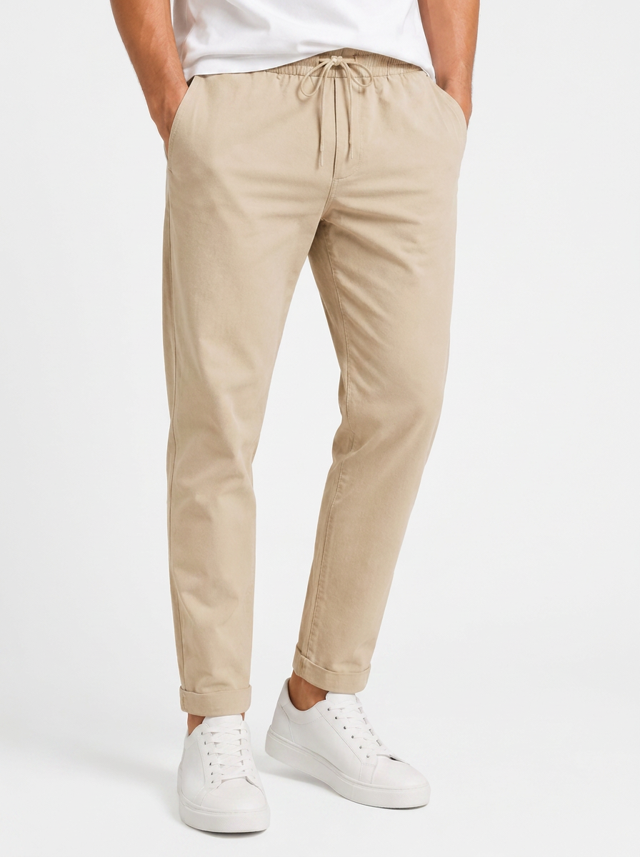 Pantalon en Élasthanne – Coupe confortable, ceinture élastique, pour le quotidien
