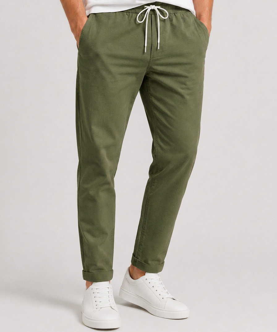 Pantalon en Élasthanne – Coupe confortable, ceinture élastique, pour le quotidien