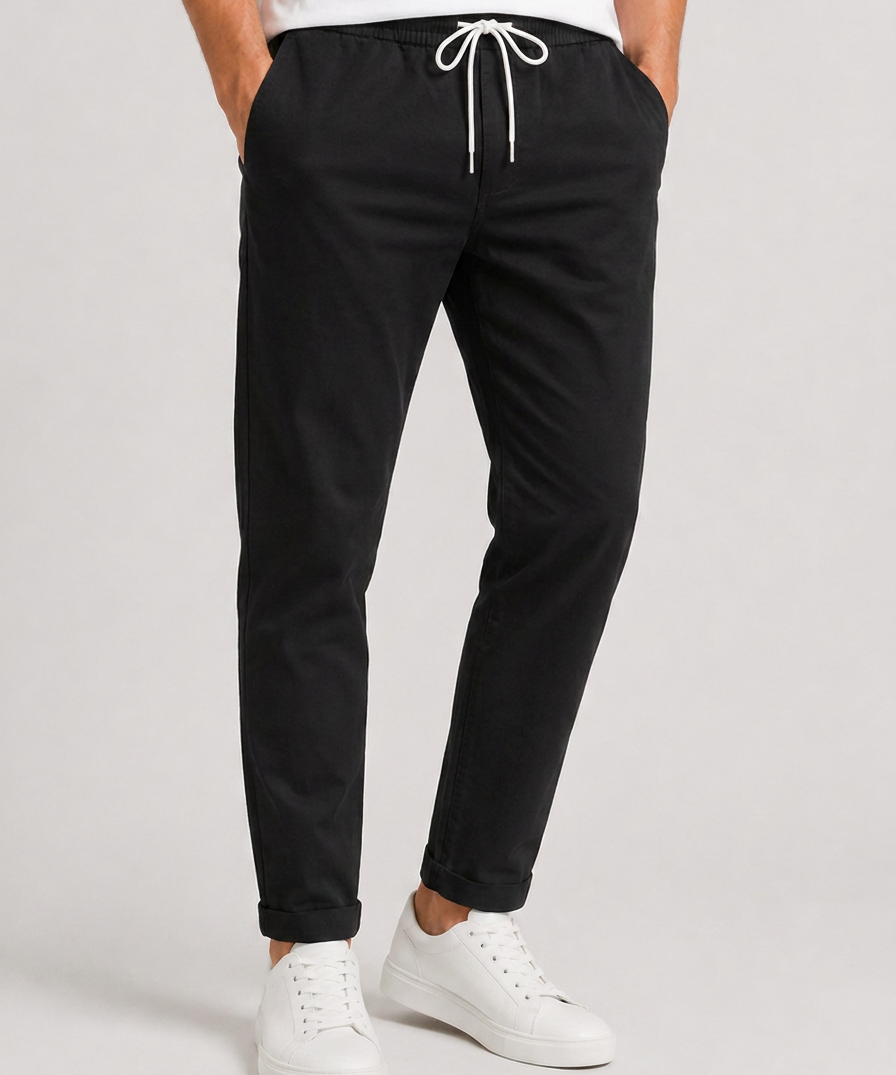 Pantalon en Élasthanne – Coupe confortable, ceinture élastique, pour le quotidien