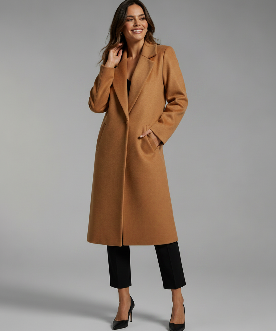 Parka d'hiver pour femme – Col tailleur, coupe élégante, idéale au quotidien