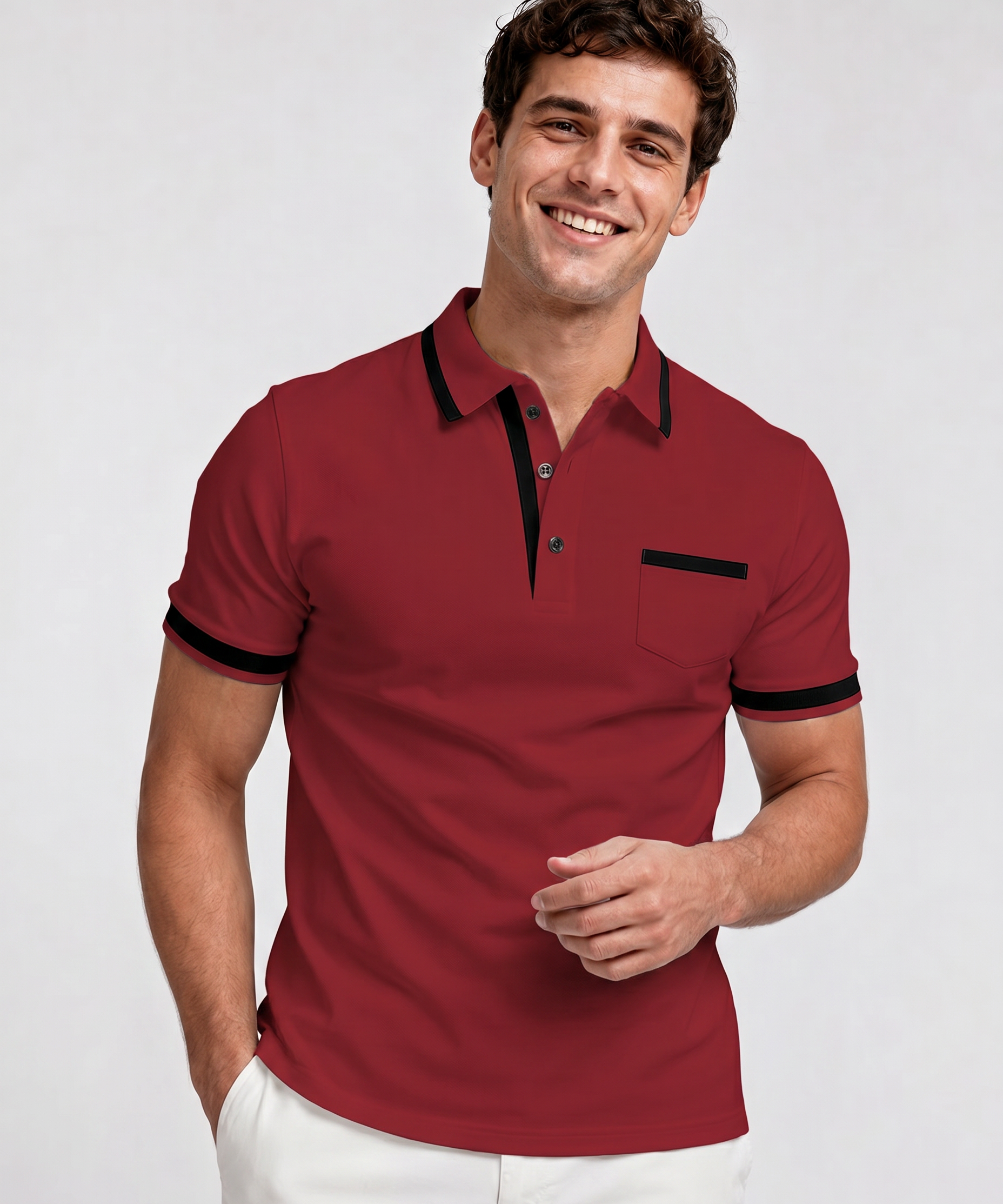 Polo Homme – Coupe Classique, Style Polyvalent, Pour le Quotidien et les Loisirs
