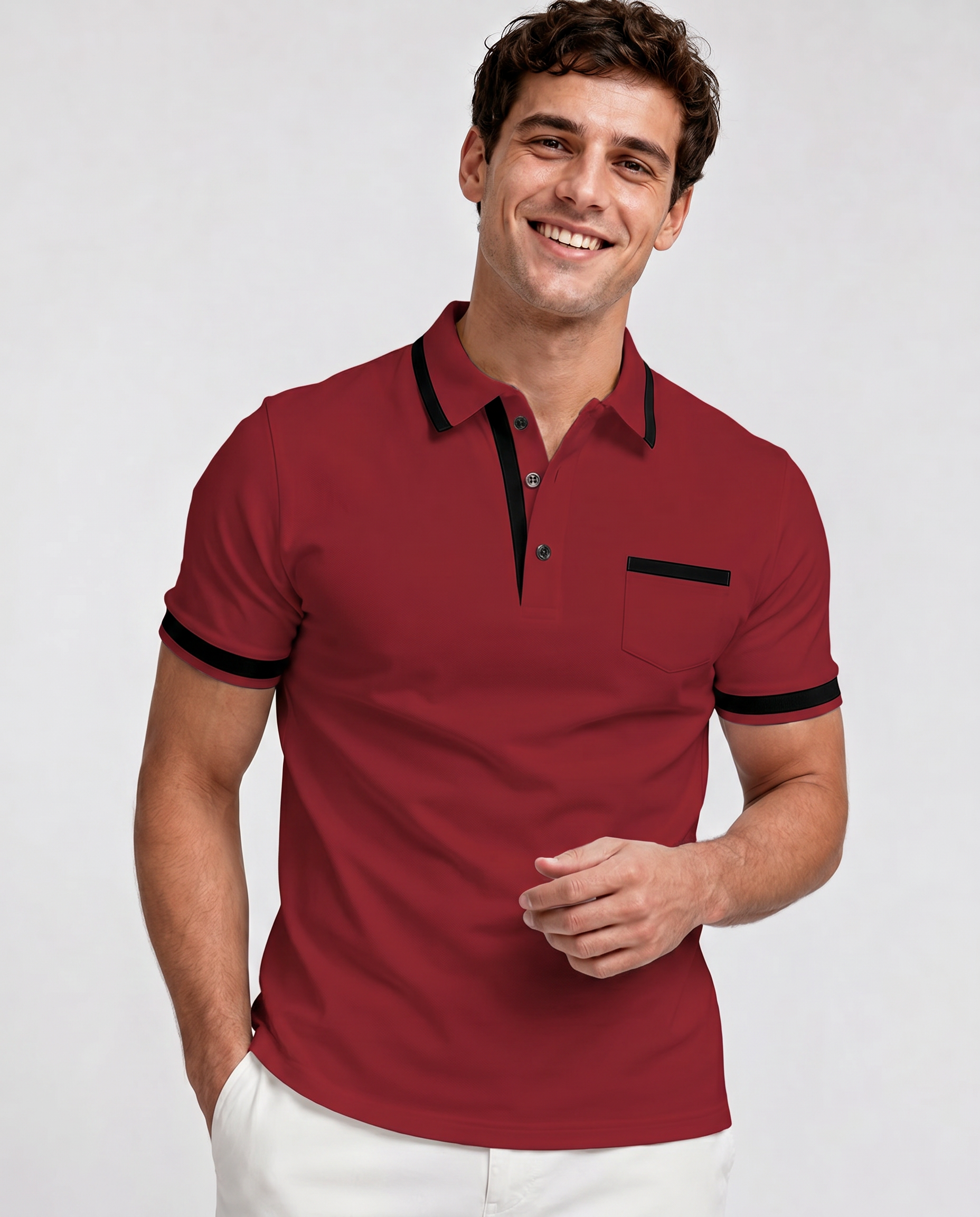 Polo Homme – Coupe Classique, Style Polyvalent, Pour le Quotidien et les Loisirs
