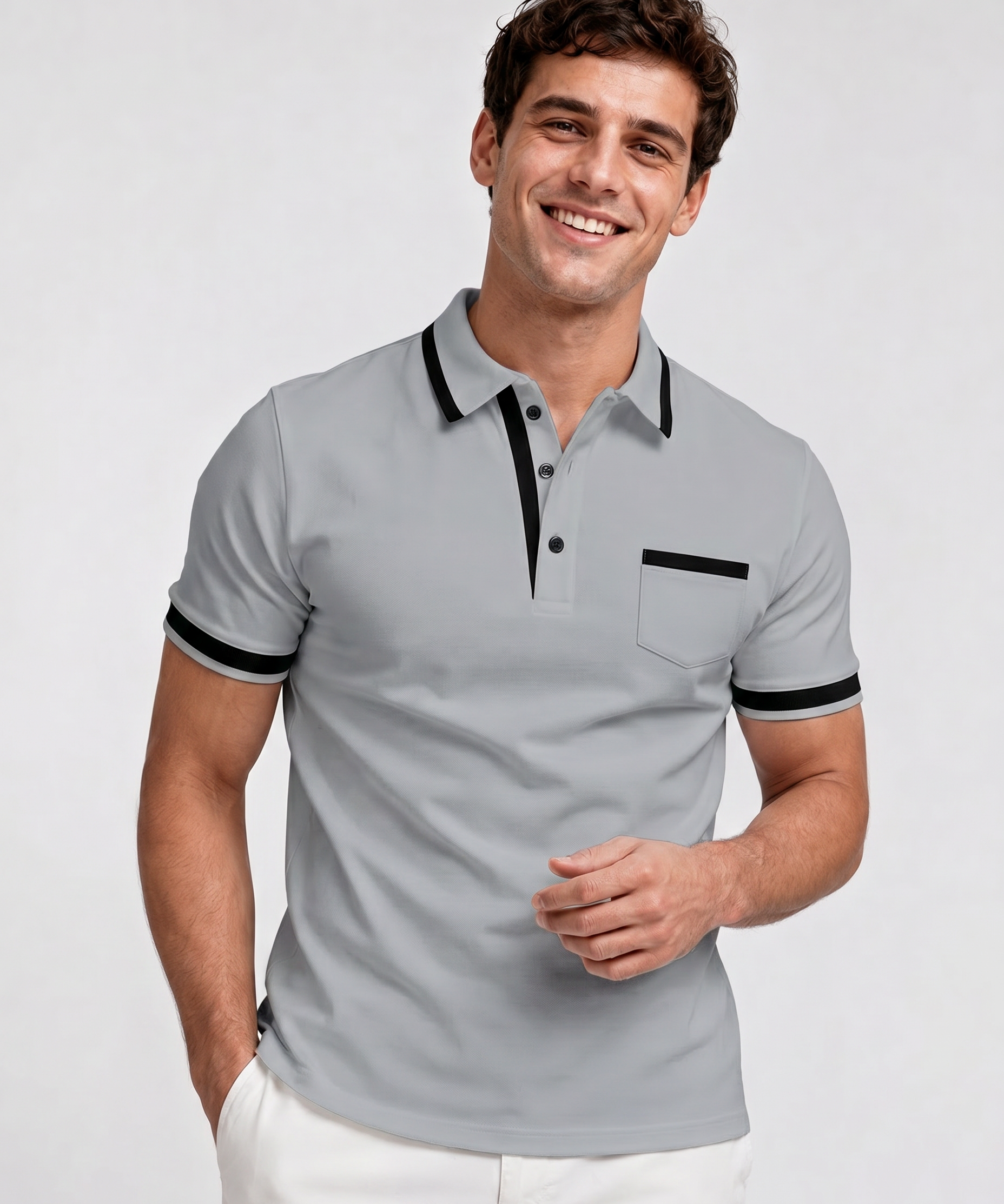 Polo Homme – Coupe Classique, Style Polyvalent, Pour le Quotidien et les Loisirs